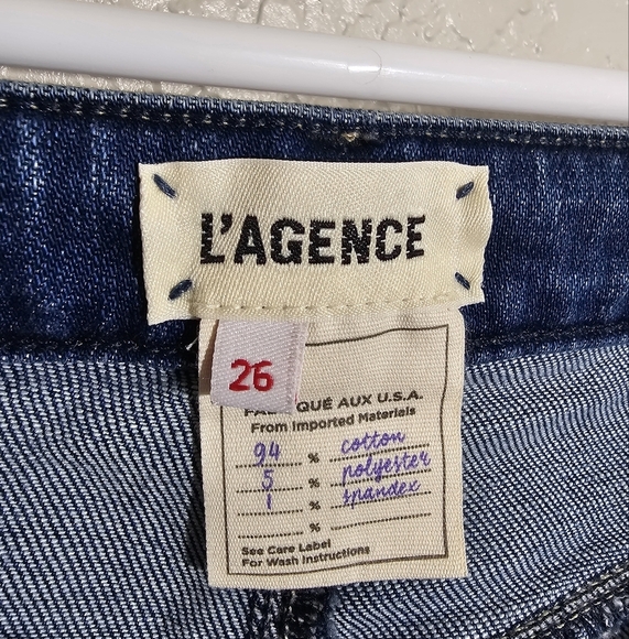 L'agence Jyothi High Rise Center Seam Jeans - Picture 3 of 4